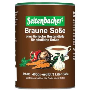 Seitenbacher Bruine saus, veganistisch, glutenvrij, lactosevrij, snel en eenvoudig, 3 stuks (3 x 400 g)
