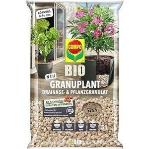 COMPO BIO GRANUPLANT drainage- en plantengranulaat, voor gebruik met potgrond, ideaal alternatief voor geëxpandeerde klei, 5 l