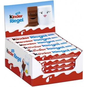 Kinder chocoladereep, 36 individuele 21g verpakkingen