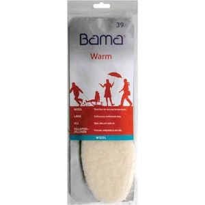 Bama Wool Zuivere Wollen Inlegzool - maat 45 - Voor Strenge Kou