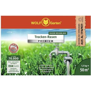 Wolf-Garten L-Tp 50 Premium Droge Gazonzaden, Rood