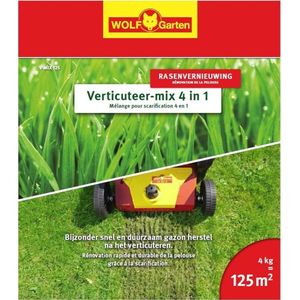 WOLF-Garten verticuteermix V-MIX 125 - kiemgarantie - gebruik na verticuteren - gazon herstel - voor 125m2