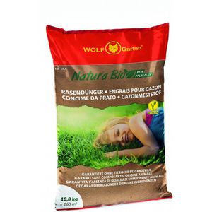 Wolf-Garten - Natura Bio Gazonmest - Gazonmeststoffen - 10,8kg - Natuurlijke mest