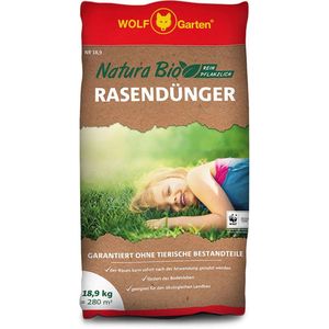 Wolf Garten - Natura Bio Gazonmest - 250M2 - Plantaardig - Duurzaam