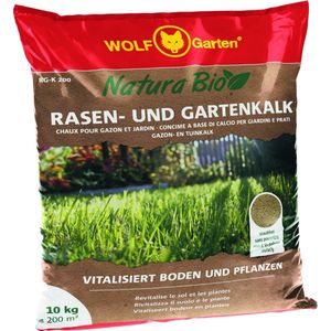 WOLF-Garten Natura Bio Gazon & tuinkalk RG-K 200 meststof Tot 200 m²