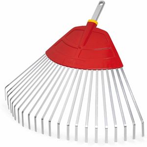 Wolf-Garten Multi-Star DR-M Garden Rake - 35 Inch, Heavy Duty Red Rake