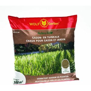Wolf-Garten - Natura Bio Gazon & Tuinkalk - Gazonmeststoffen - 5 kg - Veganistisch