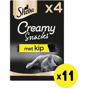 Sheba Kattensnacks - Creamy Snoepjes Kip - 44 stuks