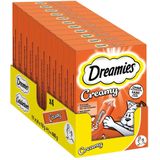 Catisfactions - Dreamies - Eend - 4x 10gr - Katten snack - Traktatie - Katten snoepjes - Crèmige textuur - Met taurine