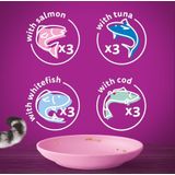 28% korting! Gemengd Pakket Whiskas Junior Maaltijdzakjes 12 x 85 g - Junior Maaltijdzakjes Gevogelte-selectie in gelei (12 x 85g)