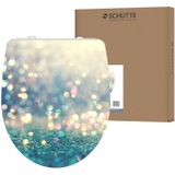 Schütte Duroplast HG WC-Sitz MAGIC LIGHT, Hochglänzende mit Absenkautomatik und Schnellverschluss