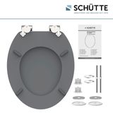 Toiletbril schutte lupos softclose grijs