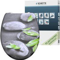 Schütte WC-Sitz "Stone", Duroplast, mit Absenkautomatik und Schnellverschluss