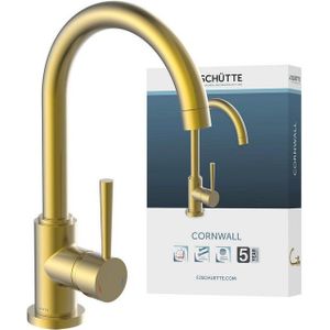 Schütte Schütte Küchenmixer mit runden Spout Cornwall Mat Goud