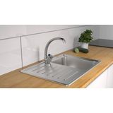 Schütte Spültischarmatur »Attica«, 360° schwenkbarer Wasserhahn, Mischbatterie, Chrom, Hochdruck