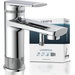 SCHÜTTE Liverpool Wastafelkraan - Mengkraan - chroom