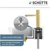SCHÜTTE NEW YORK mengkraan wastafel, goud mat