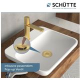 SCHÜTTE NEW YORK mengkraan wastafel, goud mat