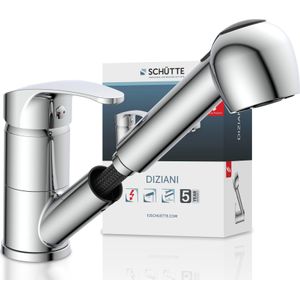 Schütte - Spültischarmatur mit Ausziehbarer Brause diziani Chrom