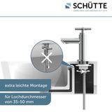 SCHÜTTE Sarto Fonteinkraan -  Koudwaterkraan - Chroom