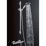 Schütte Duschsystem "Aquasave", (Set), Duschsystem mit Thermostat, Duschkopf mit Schlauch und Halterung