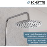 Schütte AQUADUCT Hoofddouche-Set | Thermostatische mengkraan | Chroom - 60044