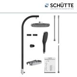 Schutte MADAGASKAR hoofddouche set | zwart-chroom
- 60060 60060