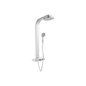 Schutte SAMOA RAIN douchesysteem met thermostatisch planchet | chroom-licht grijs
- 60570 60570