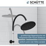 Schutte MATAO RAIN hoofddouche set | chroom/mat zwart
- 60626 - 60626