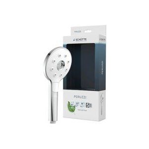 Schütte Handbrause "PERUZZI", (1 tlg.), 3-fach verstellbar mit Booststrahl / Antikalk / wassersparend