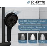 Schütte Handbrause SAMOA RAIN, (1-tlg), Inkl. Wasserspardichtung-bis zu 50 % Wasserersparnis, Antikalk-Noppen