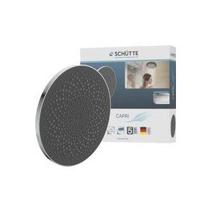 SCHÜTTE Capri 69291 hoofddouche, wellness-douchekop, regendouche met anti-kalknoppen, ronde douchekop, grote regendouchekop, chroom/antraciet