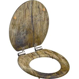 Schütte - mdf WC-Sitz solid wood, mit Absenkautomatik