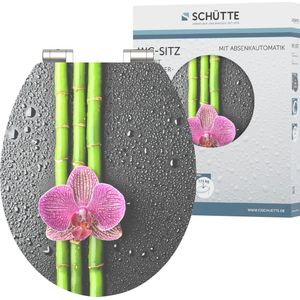 SCHÜTTE WC-Sitz ASIA High Gloss mit MDF Holzkern und Absenkautomatik
