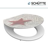 SCHÜTTE MDF HG WC-Sitz RED STARFISH, mit Absenkautomatik