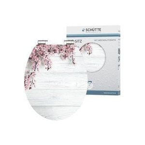 Schutte MDF High Gloss WC-bril FLOWERS AND WOOD met soft-close
- 80549 80549