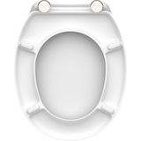 SCHÜTTE WC-Bril 82000 WHITE - Duroplast - RVS-Scharnieren - Gelakt - Wit