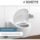 SCHÜTTE Toiletbril met Soft-close WHITE Duroplast