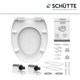 SCHÜTTE WC-Bril 82155 INDUSTRIAL GREY - Duroplast - Soft Close - Verchroomde Scharnieren - Decor - 1-zijdige Print