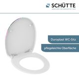 Schütte Wc-bril NEON PAINT met softclosemechanisme, toiletdeksel geschikt voor alle gangbare toiletpotten, wc-deksel toiletbril (max. belasting van de wc-bril 150 kg), kleurrijk