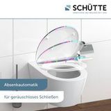 Schütte Wc-bril NEON PAINT met softclosemechanisme, toiletdeksel geschikt voor alle gangbare toiletpotten, wc-deksel toiletbril (max. belasting van de wc-bril 150 kg), kleurrijk