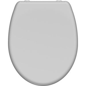 Schütte WC-Sitz Toilettensitz mit Absenkautomatik GREY Duroplast (1-St)