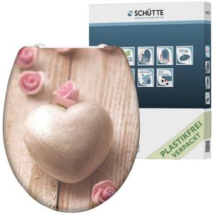 SCHÜTTE toiletbril met soft-close romantic duroplast met print