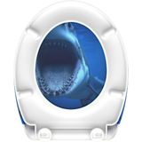 Schütte - Duroplast WC-Sitz shark, mit Absenkautomatik und Schnellverschluss