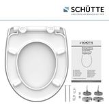 SCHÜTTE WC-Bril 82579 ICEBERG - High Gloss - Duroplast - Soft Close - Afklikbaar - RVS-Scharnieren - Decor - 1-zijdige Print