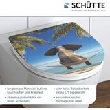 SCHÜTTE WC-Bril 82580 HAPPY ELEPHANT - High Gloss - Duroplast - Soft Close - Afklikbaar - RVS-Scharnieren - Decor - 1-zijdige Print