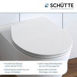Schütte Duroplast wc-bril wit