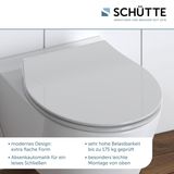 Schütte Duroplast wc-bril grijs