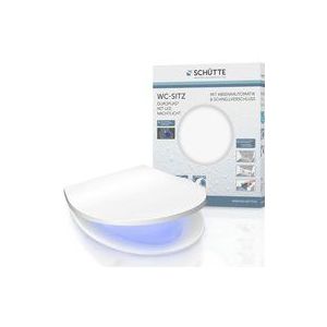 Schutte Duroplast WC-bril met LED-nachtverlichting | soft-close en afklikbaar | wit
- 82950 - 82950