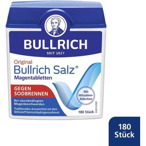 Original Bullrich Salz - Magentabletten - 180 St. - Tegen Sodbrennen